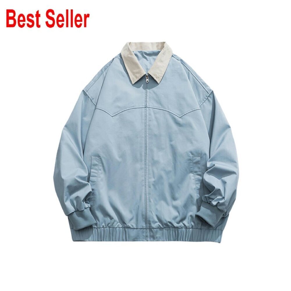 Lightweight Vintage Barn Jacket Oversized Y2K Street Style Full Zip